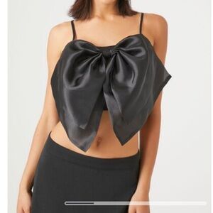 Statement Bow Cropped Cami